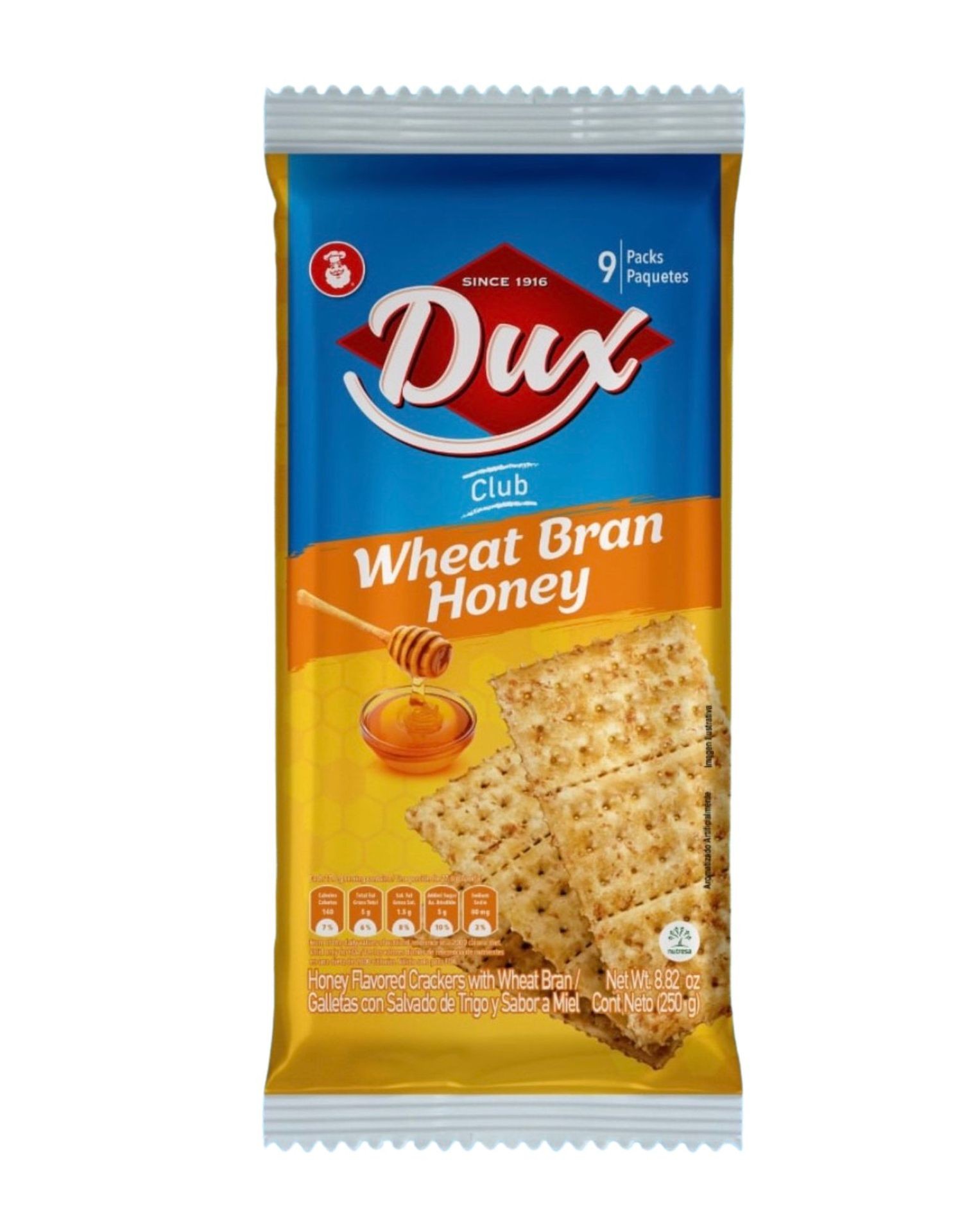 Wheat Honey Bran Crackers