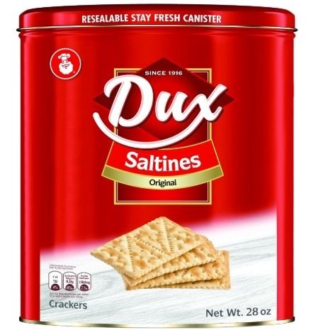 Saltine Crackers in tin