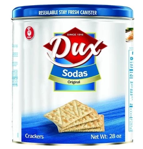 Sodas Crackers in tin